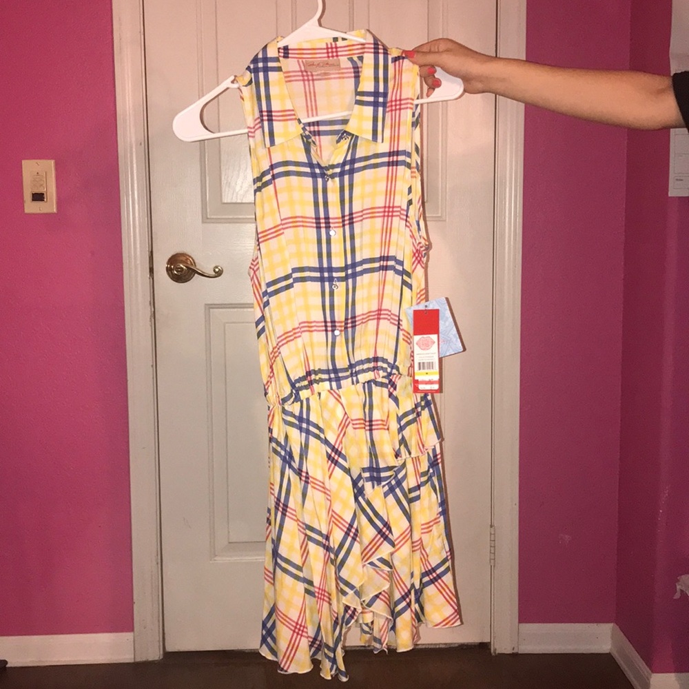 Plaid summer dress